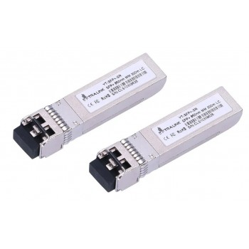 Extralink SFP+ 10G 2-pack | SFP+ Module | 10Gbps, LC/UPC, 850nm, 300m, multi mode, DOM