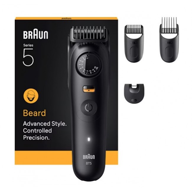 Braun BeardTrimmer 5 BT5520 beard trimmer Battery 40 2 cm Wet & Dry Black Braun BeardTrimmer 5 BT5520 beard trimmer Battery 40 2 cm Wet & Dry Black