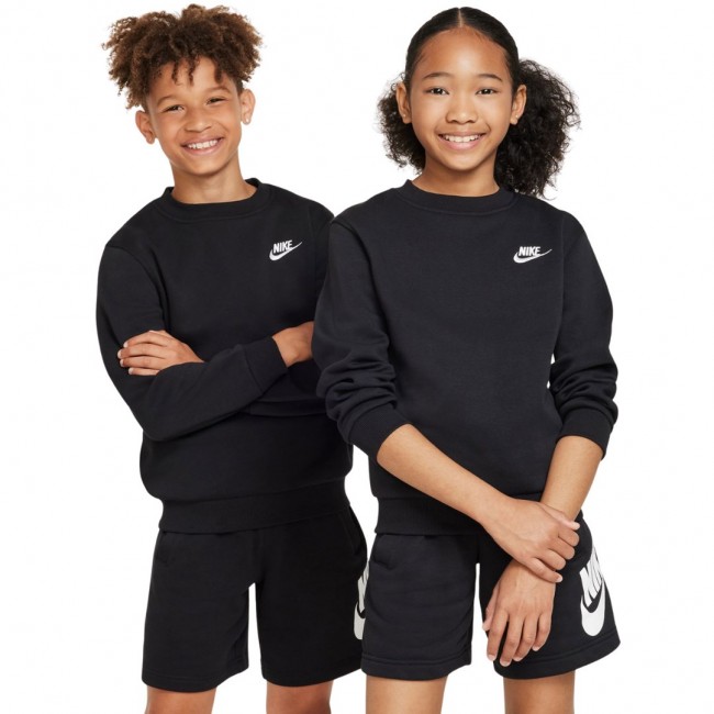 Bluza dla dzieci Nike Sportswear Club Fleece czarna FD3006 010 S