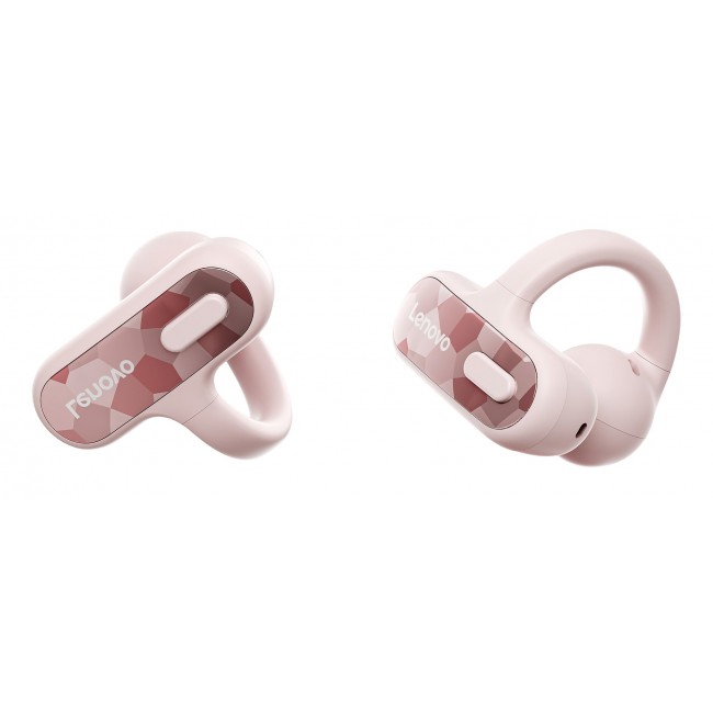 Lenovo X500 Headset True Wireless Stereo (TWS) Ear-clip-on, Open-ear Business/Everyday USB Type-C Bluetooth Pink