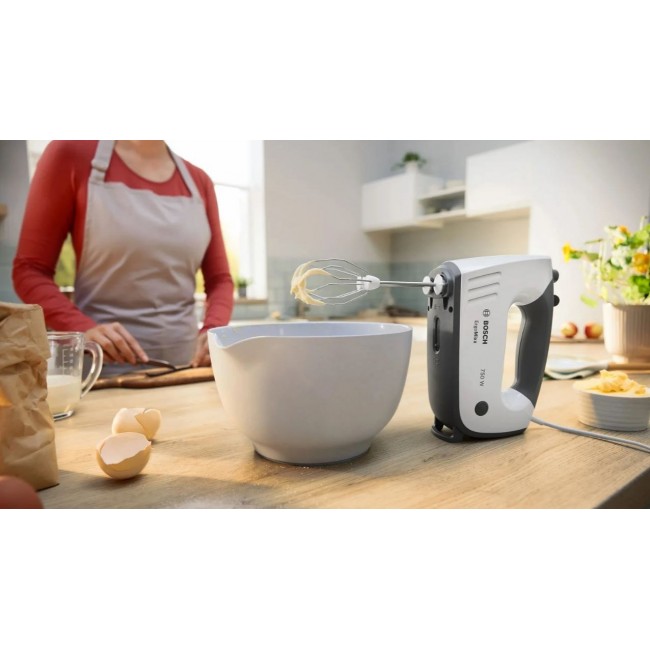 Bosch MFQ37400 mixer Hand mixer 750 W Grey, White