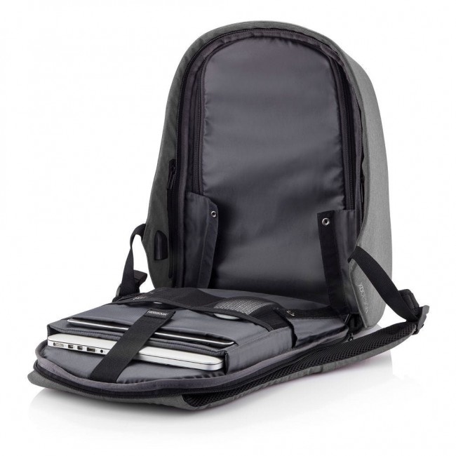 XD DESIGN ANTI-THEFT BACKPACK BOBBY HERO REGULAR GREY P/N: P705.292 XD DESIGN ANTI-THEFT BACKPACK BOBBY HERO REGULAR GREY P/N: P705.292