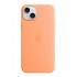 Silicone Case with MagSafe Sorbet Orange iPhone 15 Plus