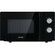Gorenje MO17E1BH microwave Countertop Solo microwave 17 L 700 W Black Gorenje MO17E1BH microwave Countertop Solo microwave 17 L 700 W Black