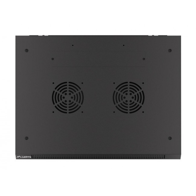 Lanberg WF01-6406-00B rack cabinet 6U Wall mounted rack Black