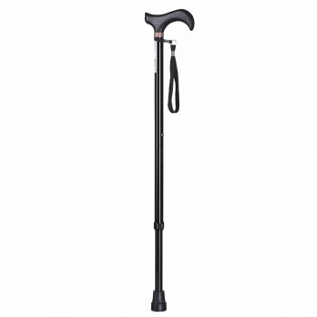 Adjustable walking stick ACTIONMED black