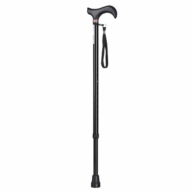 Adjustable walking stick ACTIONMED black