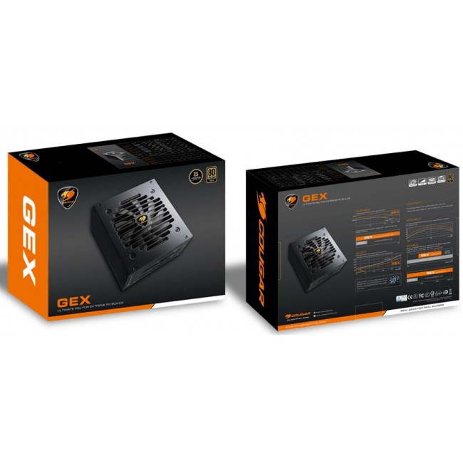 COUGAR Power Supply GEX 850W ATX3.0 / 80 Plus Gold / Modular