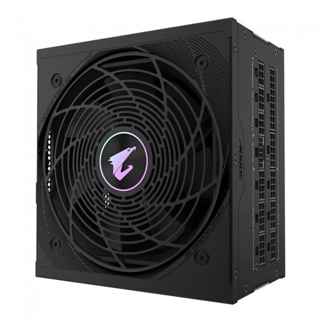 GIGABYTE AORUS ELITE P1000W ICE Power Supply Unit - PCIe 5.0, 80 PLUS Platinum, Fully modular design, 120mm Fan, ATX 3.0 compatible, EU Plug