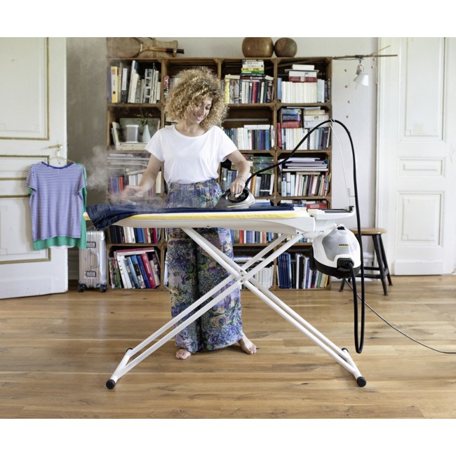 K rcher SC 4 EasyFix IRON Cylinder steam cleaner 0.8 L 2000 W Black, White