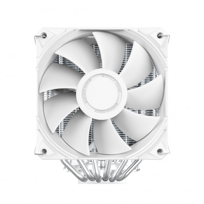 Montech NX600 Processor Air cooler 12 cm White 1 pc(s) Montech NX600 Processor Air cooler 12 cm White 1 pc(s)