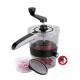 GEFU Spiralfix slicer Manual Black, Transparent Stainless steel