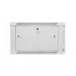 Lanberg wall-mounted installation rack cabinet 19'' 6U 600x600mm gray (glass door) Lanberg wall-mounted installation rack cabinet 19'' 6U 600x600mm gray (glass door)