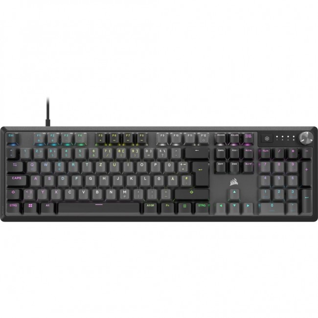 Corsair K70 CORE RGB keyboard Gaming USB QWERTY German Grey Corsair K70 CORE RGB keyboard Gaming USB QWERTY German Grey