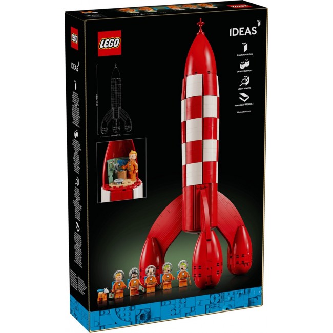 LEGO IDEAS 21367 Tintin Moon Rocket