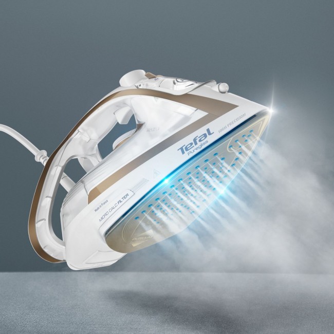 Tefal Puregliss FV8042 Dry & Steam iron Durilium AirGlide Autoclean soleplate 3000 W Bronze, White Tefal Puregliss FV8042 Dry & Steam iron Durilium AirGlide Autoclean soleplate 3000 W Bronze, White