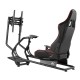 NanoRS RS160 Gaming Chair Racing Simulator Stand 3 in 1 PC Console Gamers Synthetic Leather Cover Steering Wheel Stand TV Bracket Up to 50 NanoRS RS160 Gaming Chair Racing Simulator Stand 3 in 1 PC Console Gamers Synthetic Leather Cover Steering Wheel Stand TV Bracket Up to 50