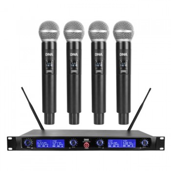 DNA WM4 VOCAL SET Wireless Microphone 4x Broadcast