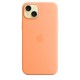 Apple iPhone 15 Plus Silicone Case with MagSafe - Orange Sorbet Apple iPhone 15 Plus Silicone Case with MagSafe - Orange Sorbet