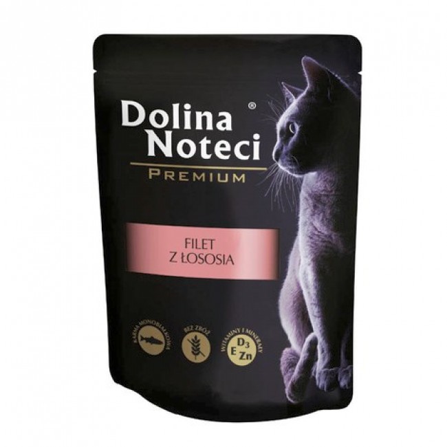 DOLINA NOTECI Premium Salmon fillet - wet cat food - 85g