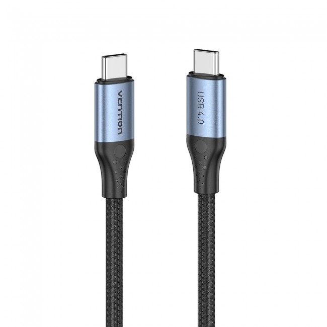Vention USB 4.0 5A 40Gbps USB-C to C cable, braided, 1m