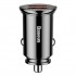 Car charger Baseus Circular 2xUSB QC3.0 5A 30W (black)