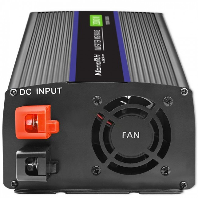 Qoltec Monolith 2000 MS Wave Voltage Converter | 12V to 230V | 1000/2000W | USB Qoltec Monolith 2000 MS Wave Voltage Converter | 12V to 230V | 1000/2000W | USB
