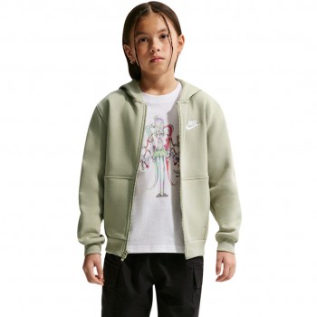 Bluza dla dzieci Nike Sportswear Club Fleece jasnozielona FD3004 304 L