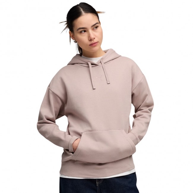 Bluza damska Puma ESS Centered Cat Logo Relaxed Hoodie r owa 692917 89 M
