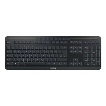CHERRY Stream ultimate keyboard Home/Office USB + RF Wireless + Bluetooth QWERTZ German Black