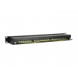 Equip 24-Port Cat.5e Shielded Patch Panel, Black Equip 24-Port Cat.5e Shielded Patch Panel, Black