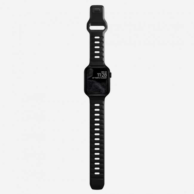 Nomad Sport Strap Band Black Aluminium, Rubber