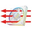 MODECOM VOLCANO LOOP 120 ARGB Reverse Fan White MODECOM VOLCANO LOOP 120 ARGB Reverse Fan White