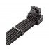 CableMod C-Series Pro Connection Cable - Variant A, 90 , 16-Pin to 2x8-Pin PCIe, black