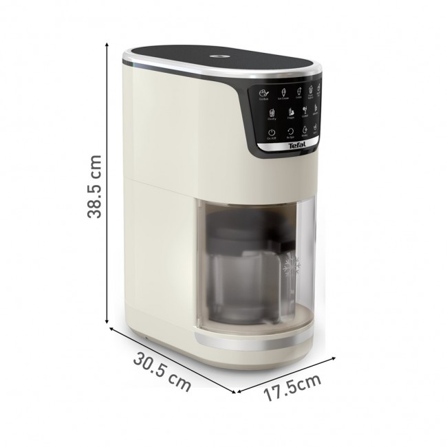 Tefal Dolci IG602AE0 ice cream maker Traditional ice cream maker 1.4 L White Tefal Dolci IG602AE0 ice cream maker Traditional ice cream maker 1.4 L White
