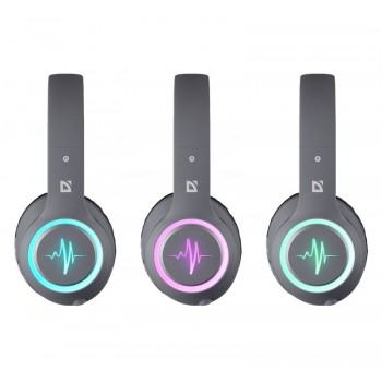 Wireless Headphones with microphone DEFENDER FREEMOTION B571 LED