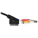 SAVIO Audio/video SCART 3xRCA (CINCH) cable 2m CL-133 Black