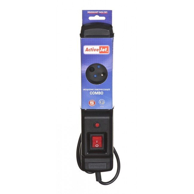 Activejet COMBO-IEC-3G/1.5M power strip with cord Activejet COMBO-IEC-3G/1.5M power strip with cord