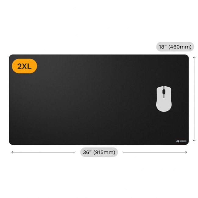 Glorious Gaming Glorious Mouse Pad 2 XXL - Stitched - Black Glorious Gaming Glorious Mouse Pad 2 XXL - Stitched - Black
