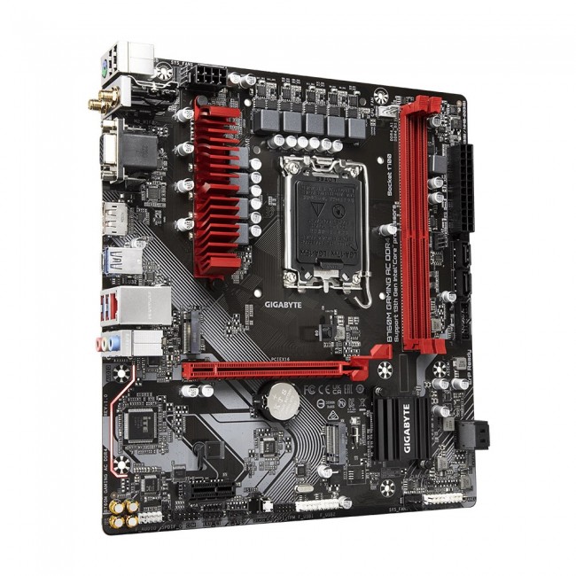 GIGABYTE B760M GAMING AC DDR4 Motherboard - Supports Intel Core 14th CPUs, 6+2+1 Phases Digital VRM, up to 5333MHz DDR4 (OC), 2xPCIe 4.0 M.2, Wi-Fi 802.11ac, 2.5GbE LAN, USB 3.2 Gen 1