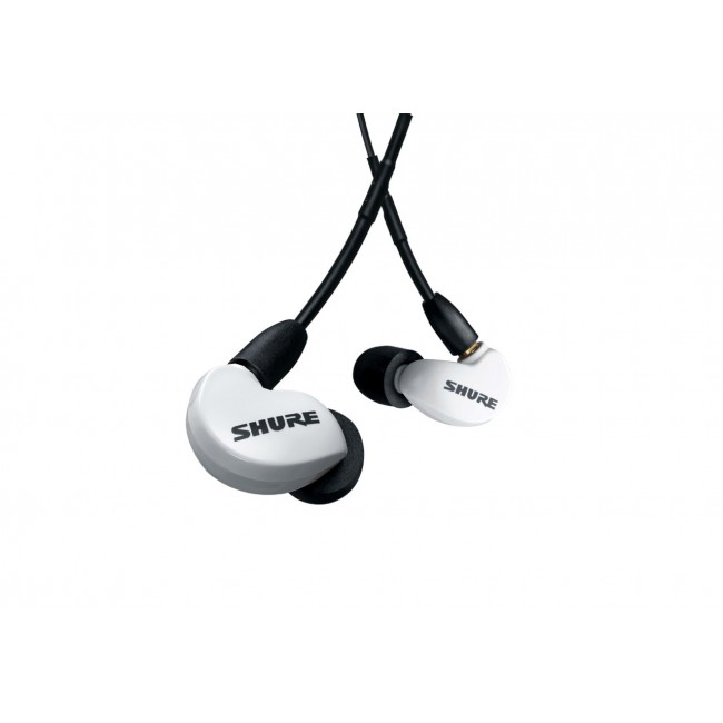 Shure AONIC 215 - in-ear headphones with single transducer and 3.5mm cable (white) Shure AONIC 215 - in-ear headphones with single transducer and 3.5mm cable (white)
