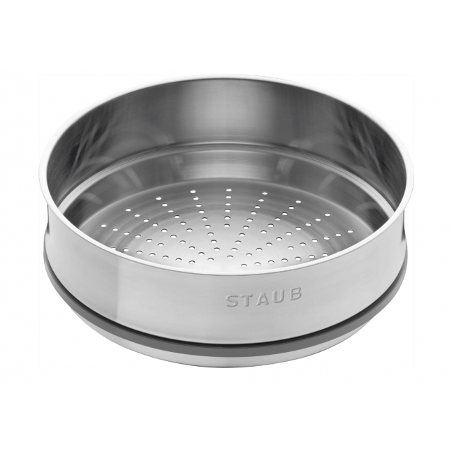 STAUB La Cocotte cast iron round pot with insert 40508-822-0 - 3.8 ltr. white truffle STAUB La Cocotte cast iron round pot with insert 40508-822-0 - 3.8 ltr. white truffle