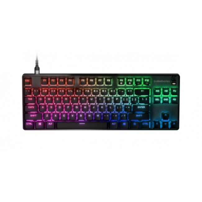 SteelSeries Gaming Keyboard Apex 9 TKL, RGB LED light, US, Black, Wired SteelSeries Gaming Keyboard Apex 9 TKL, RGB LED light, US, Black, Wired