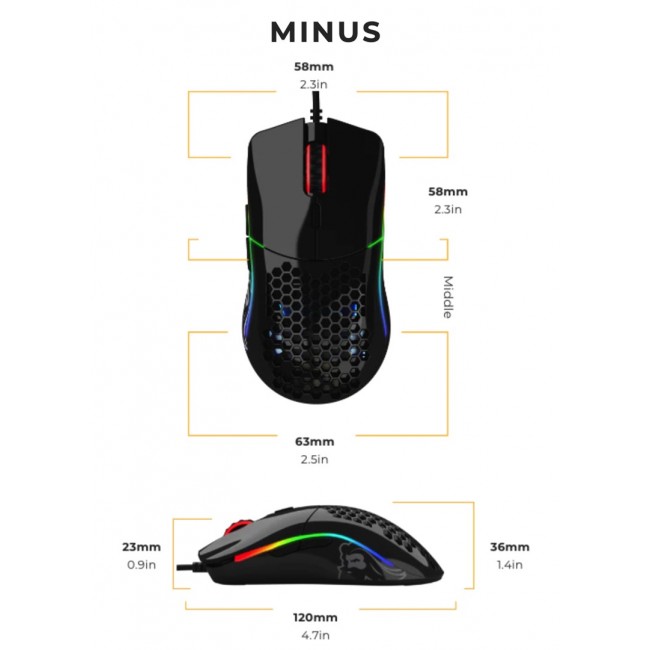 Glorious Gaming Glorious Model O- Mouse Glossy (Black) Glorious Gaming Glorious Model O- Mouse Glossy (Black)