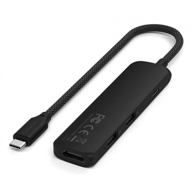 Satechi ST-P4SK interface hub USB Type-C 10000 Mbit/s Black