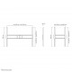 Neomounts LFD-W1500 TV mount wall 60-100