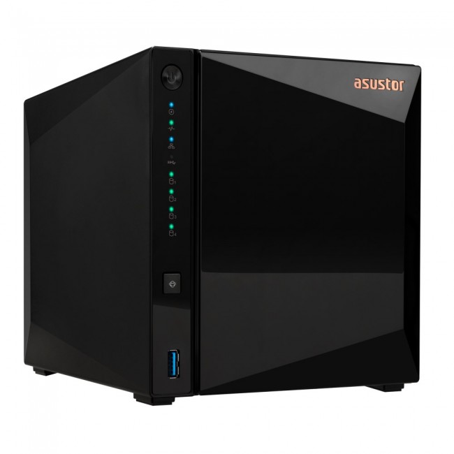 Asustor DRIVESTOR 4 Pro Gen2 AS3304T V2 NAS Realtek RTD1619B 2 GB DDR4 ADM Black