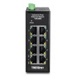 Trendnet TI-ELC80 network switch Unmanaged Fast Ethernet (10/100) Black