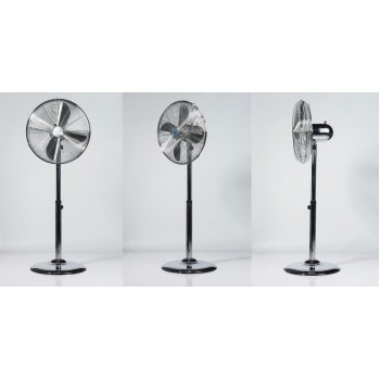 FLOOR FAN 40cm CHROME