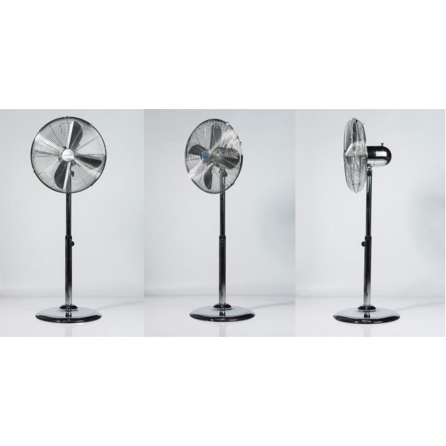 FLOOR FAN 40cm CHROME